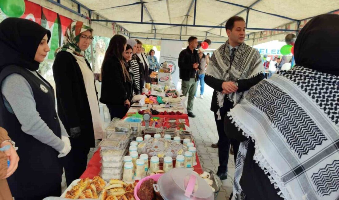 Ankara’nın Evren ilçesinde “Gazze’ye Umut Yolculuğu” adı altında hayır etkinliği