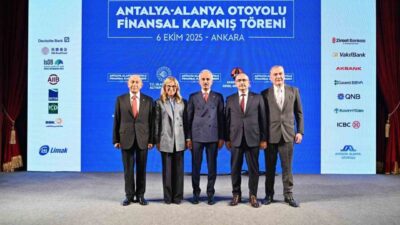 Antalya-Alanya Otoyolu Projesi'nin 1,7 milyar euro finansman sözleşmesi Ankara'da imzalandı.