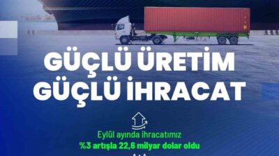 Sanayi ve Teknoloji Bakanı Mehmet Fatih Kacır, Türkiye'nin ihracat performansını