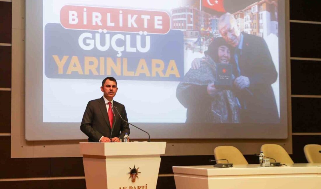 Çevre, Şehircilik ve İklim Değişikliği Bakanı Murat Kurum, AK Parti