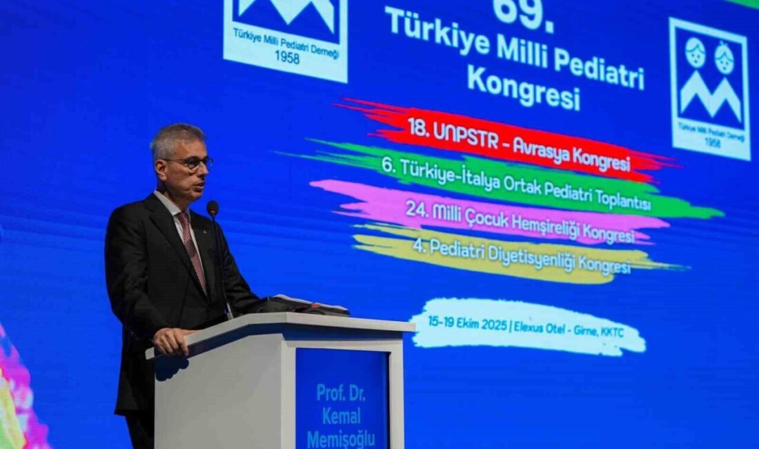 Sağlık Bakanı Kemal Memişoğlu, Kıbrıs Türk Cumhuriyeti’nde (KKTC) katıldığı 69.