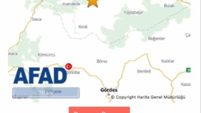 İçişleri Bakanı Ali Yerlikaya, Balıkesir Sındırgı’da meydana gelen depremin ardından