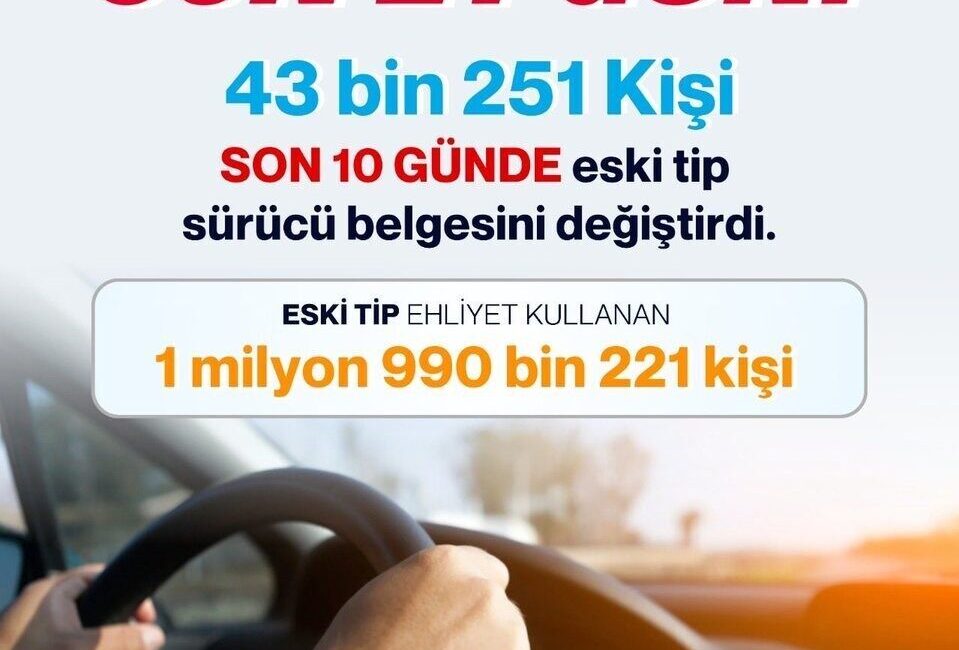 İçişleri Bakanı Ali Yerlikaya, son 21 gün içinde eski tip