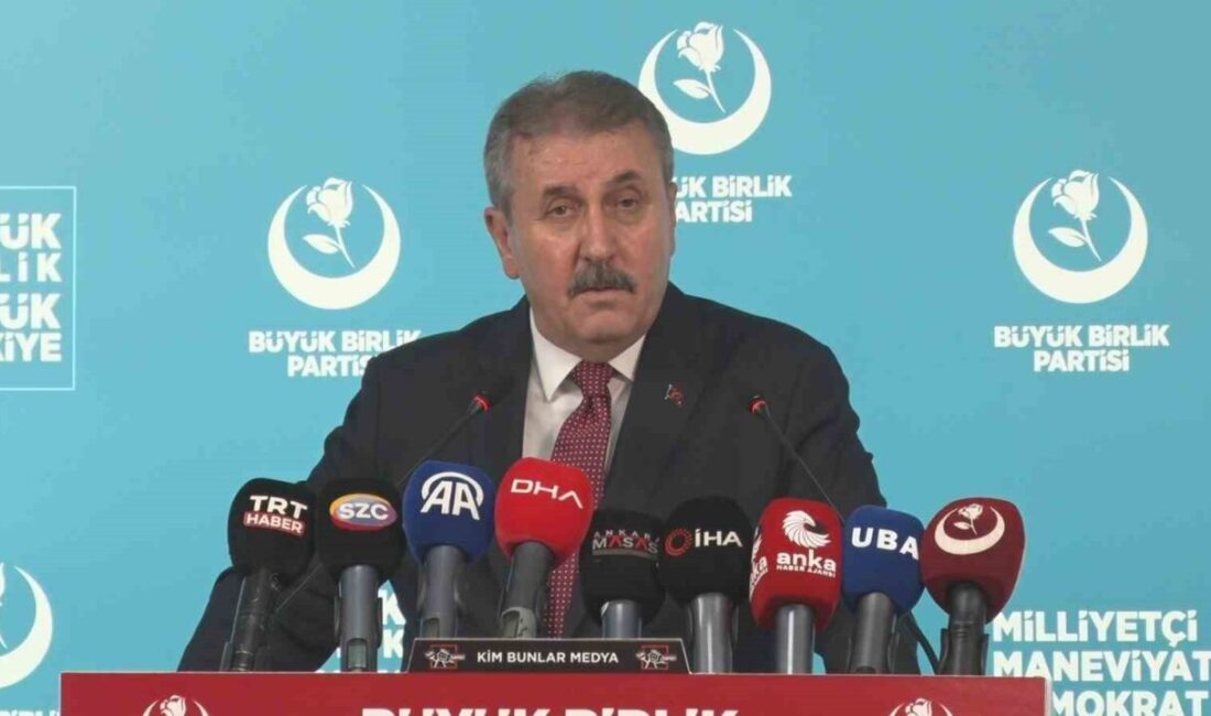 BBP Genel Başkanı Mustafa Destici, ABD'nin barış planına şüpheyle yaklaştığını