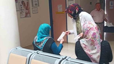 Beypazarı İlçe Sağlık Müdürlüğü personeli, 29 Eylül Dünya Kalp Günü'nde