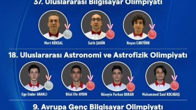 Türk öğrenciler 4 farklı uluslararası bilim olimpiyatında 12 madalya kazanarak