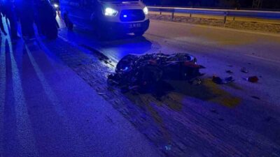 Çorum'un Sungurlu ilçesinde tıra arkadan çarpan motosiklet sürücüsü Recep Kaleli