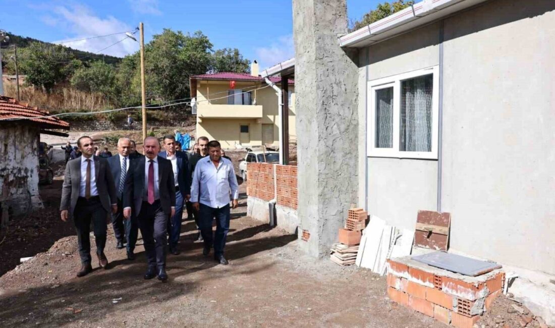 İskilip ilçesindeki yangında evlerini kaybeden Ahmet Taş ve Şükrü Karaman'a