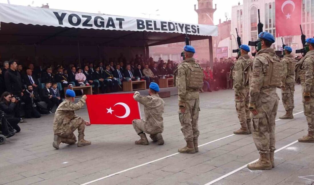 Cumhuriyetin ilanının 102’nci yıl dönümü Yozgat’ta coşkuyla kutlandı. Törende jandarma