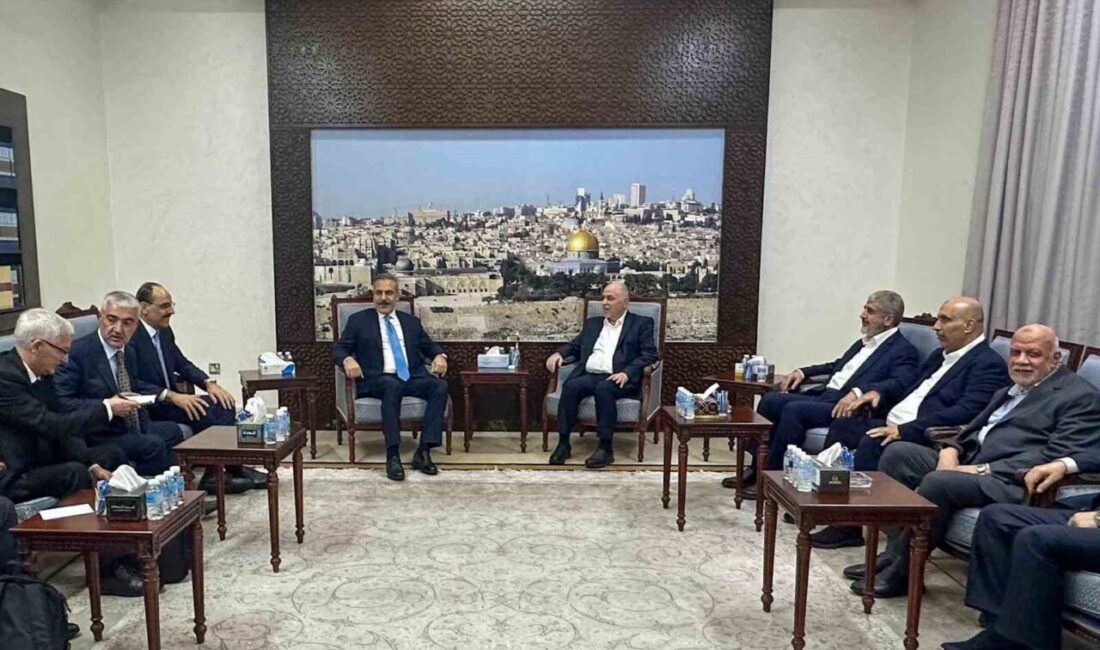 Dışişleri Bakanı Hakan Fidan ve MİT Başkanı İbrahim Kalın, Hamas
