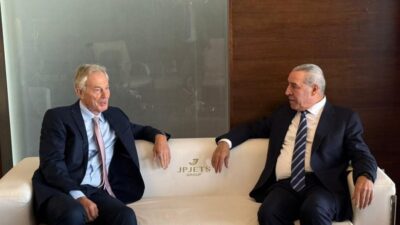 Filistin Devlet Başkanı Yardımcısı Hussein Al-Sheikh, Tony Blair ile ABD