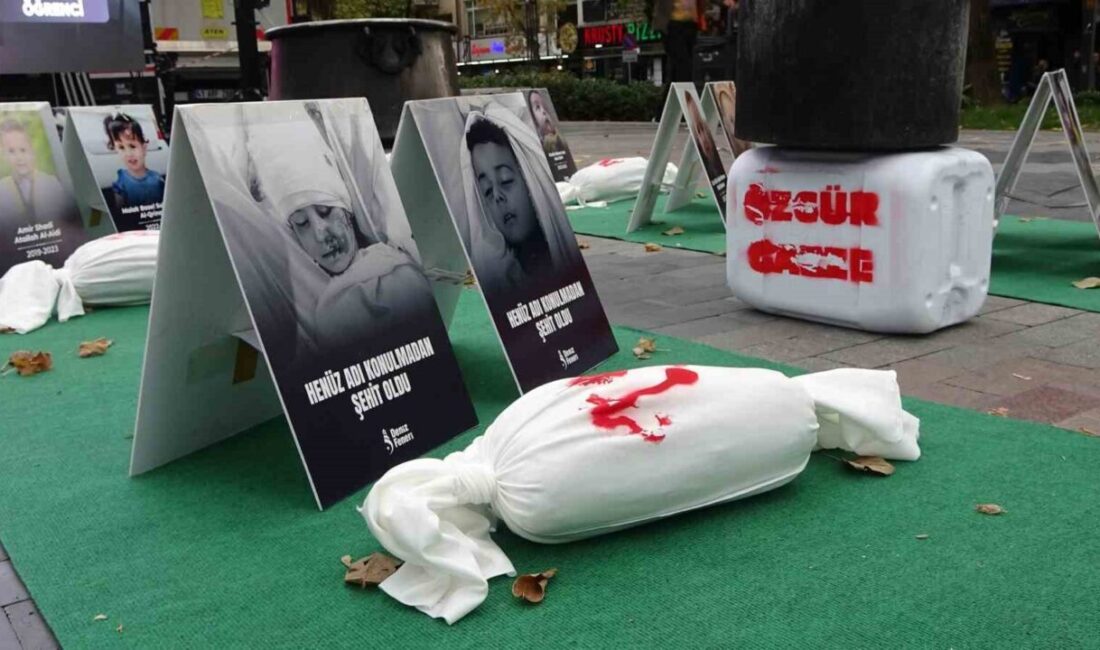 Kocaeli’de açılan “Gazze’ye Açılan Kapı Küçükkefenler Sergisi”, Gazze’de savaşın gölgesinde