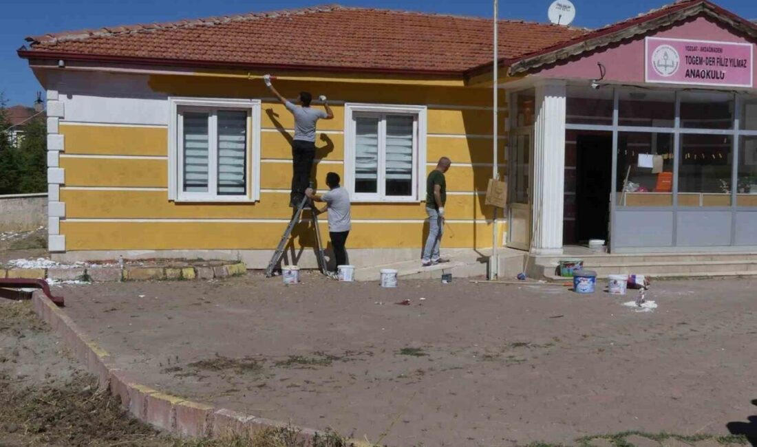 Akdağmadeni Açık Ceza İnfaz Kurumu personeli, Seyrantepe Mahallesindeki ana okulunun