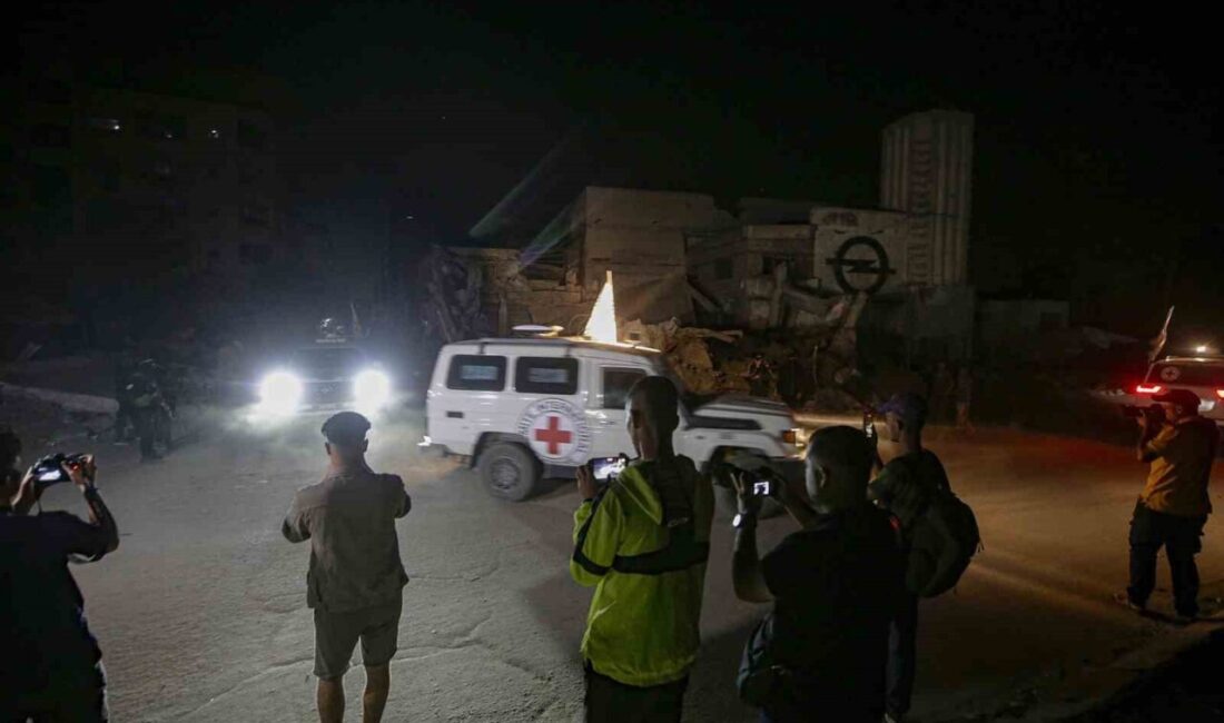 İsrail Savunma Kuvvetleri (IDF) tarafından yapılan açıklamada, Kızılhaç ekiplerinin Hamas’tan