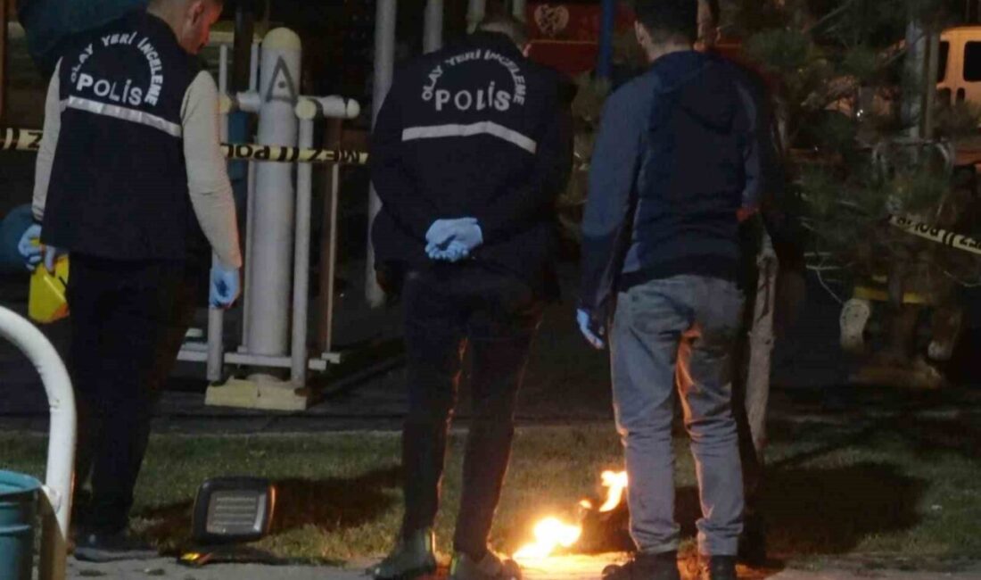 Aksaray’da kavga edecekleri kişilerle buluşmadan önce park içerisinde molotofkokteyli hazırlayan