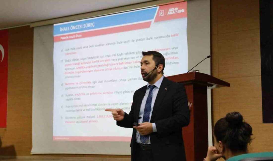 Keçiören Belediyesi personeline kamu ihaleleri ile ilgili eğitim verdi. Eğitimde