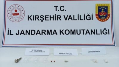 KIRŞEHİR(İHA)– Kırşehir’de jandarma ekipleri tarafından düzenlenen iki ayrı uyuşturucu operasyonunda