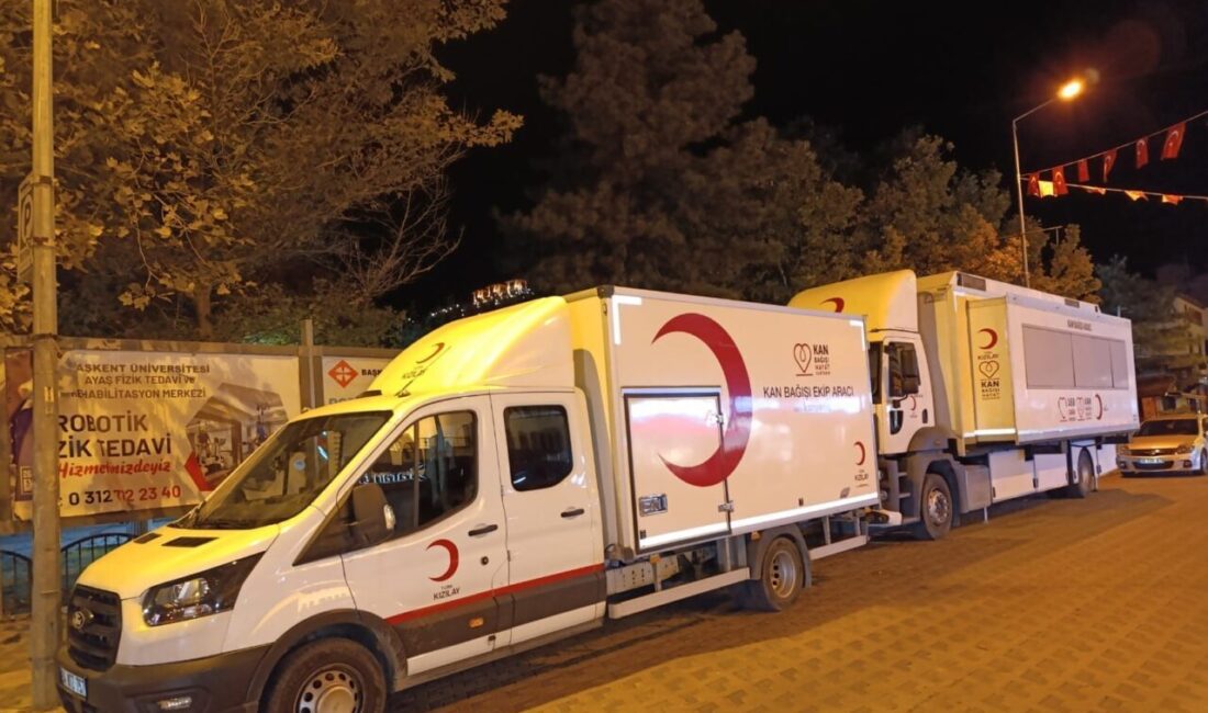Türk Kızılay, Beypazarı’nda 4 gün boyunca kan bağışı kampanyası düzenliyor.