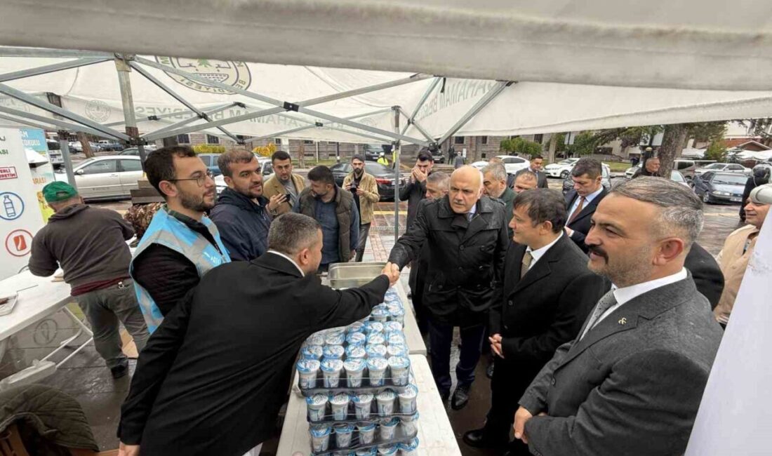 Ankara’nın Kızılcahamam ilçesinde “Kızılcahamam’dan Gazze’ye Kardeşlik Köprüsü” adı altında hayır