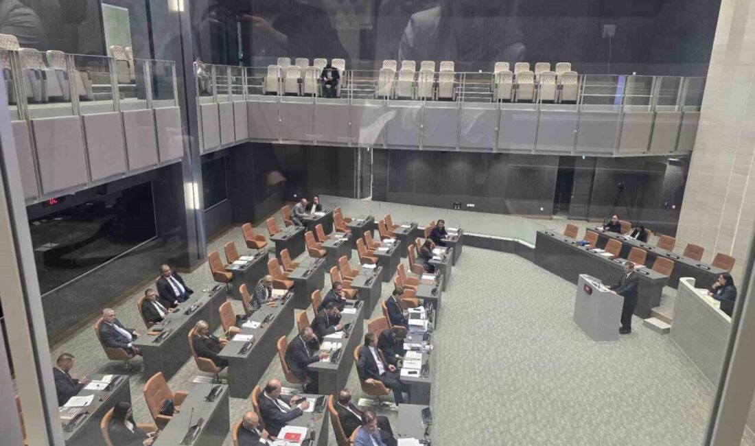 KKTC Cumhuriyet Meclisi'nde "İki Devletli Çözüm Konusunda Karar Önerisi" oturumunda