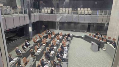 KKTC Cumhuriyet Meclisi'nde "İki Devletli Çözüm Konusunda Karar Önerisi" oturumunda