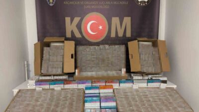 Kocaeli’de bir ikmaette yapılan operasyonda 41 bin 880 adet içi