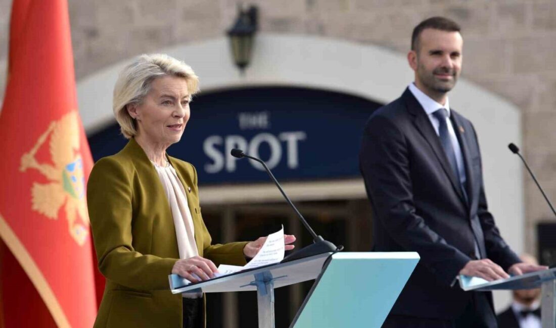 AB Komisyonu Başkanı Ursula von der Leyen, Karadağ’ın AB üyelik