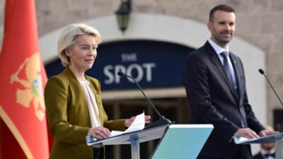 AB Komisyonu Başkanı Ursula von der Leyen, Karadağ’ın AB üyelik