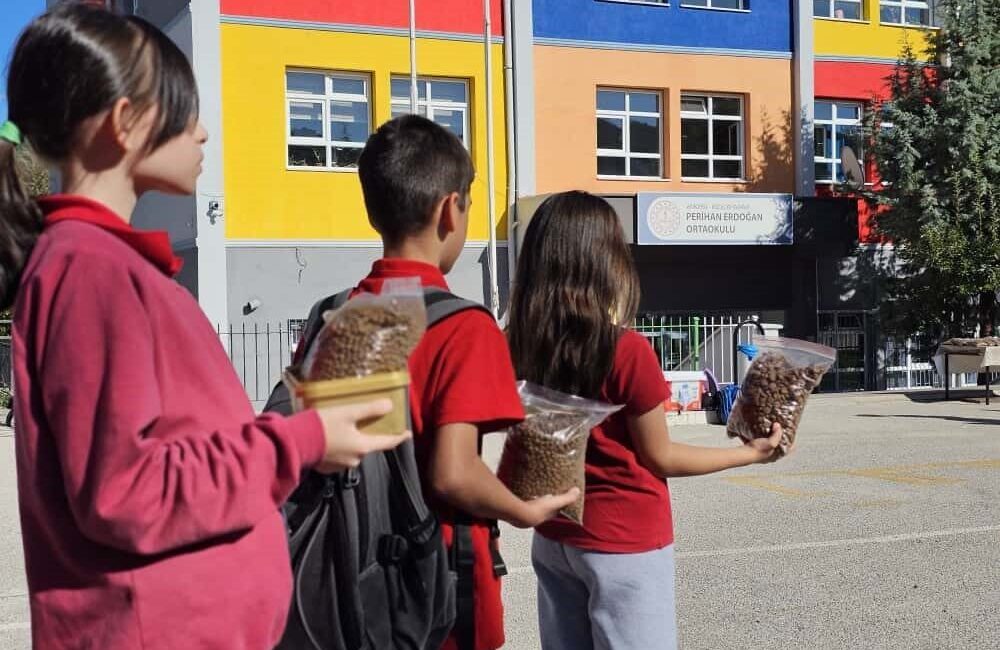 Perihan Erdoğan Ortaokulu, Kızılcahamam'da "Yeşil Vatan Benim Okulum Geleceğe Çare"