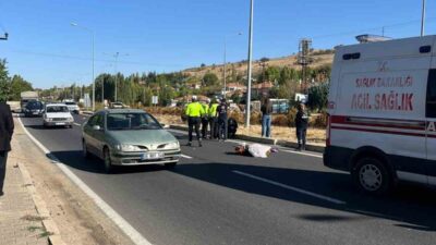 Kırşehir'de karşıdan karşıya geçmeye çalışan Nazlı A., S.Ö. yönetimindeki otomobilin
