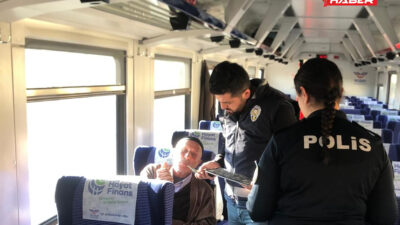 Yerköy İlçe Emniyet Müdürlüğü ekipleri, vatandaşların demiryolu seyahatlerini huzurlu ve