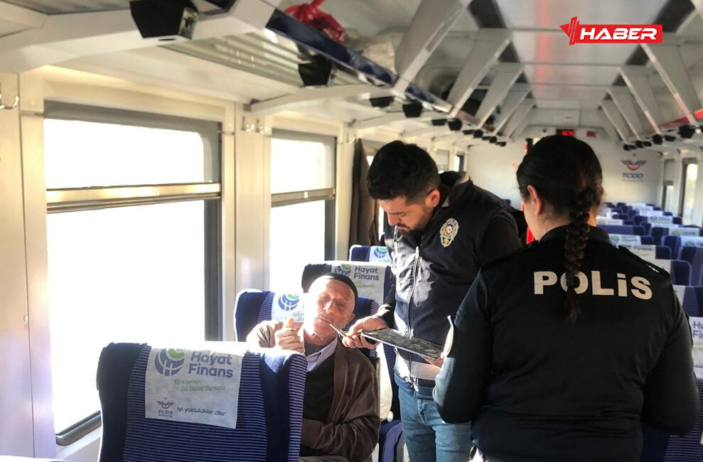 Yerköy İlçe Emniyet Müdürlüğü ekipleri, vatandaşların demiryolu seyahatlerini huzurlu ve