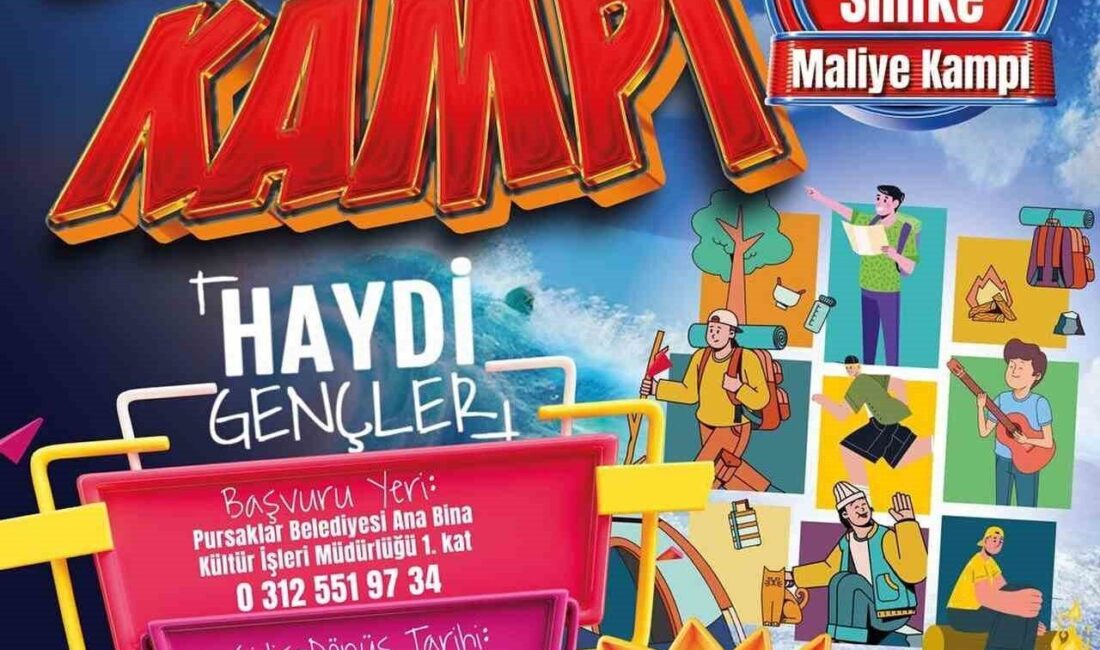 Pursaklar Belediyesi gençleri doğayla buluşturacak, gençlik kampı düzenliyor. Gençler, sosyal
