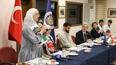 Ankara Üniversitesi Rektörü Necdet Ünüvar, Gazze'deki ateşkes sonrası 72 Filistinli