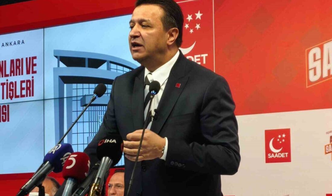 Saadet Partisi Genel Başkanı Mahmut Arıkan, İsrail'in Gazze'ye soykırım uyguladığını