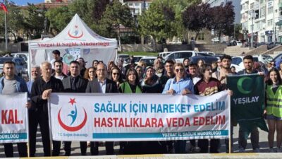 Yozgat’ta, 3-4 Ekim’de Dünya Yürüyüş Günü kapsamında farkındalık yürüyüşü düzenlendi.