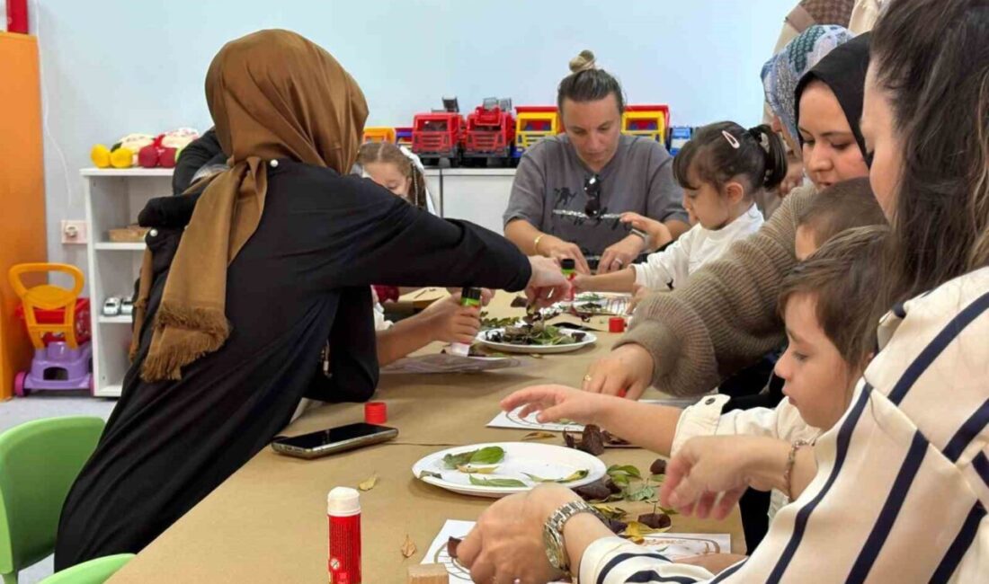 Sincan Belediyesi tarafından Plevne Anne Çocuk Oyun Evi’nde sonbahar mevsimini