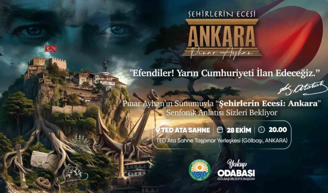 Gölbaşı Belediyesi, 29 Ekim Cumhuriyet Bayramı kutlamalarında Ankara’nın binlerce yıllık