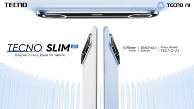 TECNO, Türkiye'de satışa sunduğu SPARK Slim 5G modeliyle gençlerin beklentilerini
