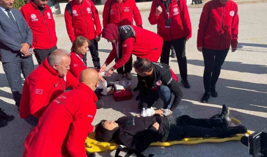 Yüzlerce öğrencinin katılımıyla gerçekleştirilen "Yeşil Vatan-Benim Okulum Geleceğe Çare" projesi