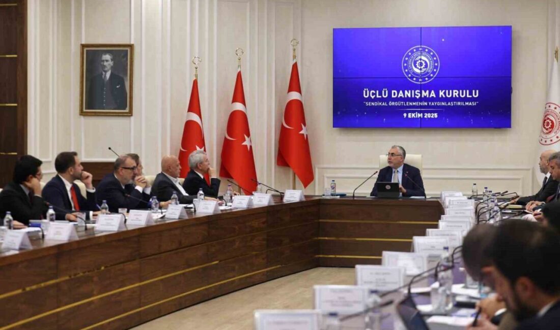 Çalışma ve Sosyal Güvenlik Bakanı Vedat Işıkhan başkanlığındaki Üçlü Danışma