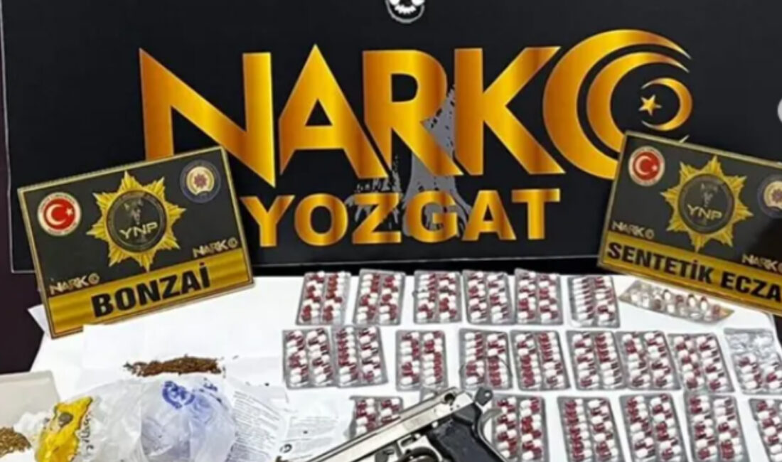 Yozgat İl Emniyet Müdürlüğü Narkotik Suçlarla Mücadele Şube Müdürlüğü ekipleri,