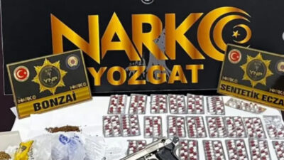 Yozgat İl Emniyet Müdürlüğü Narkotik Suçlarla Mücadele Şube Müdürlüğü ekipleri,