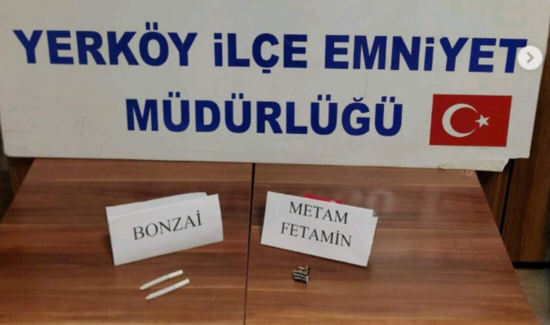 Yozgat İl Emniyet Müdürlüğü’ne bağlı Yerköy İlçe Emniyet Müdürlüğü ekipleri,