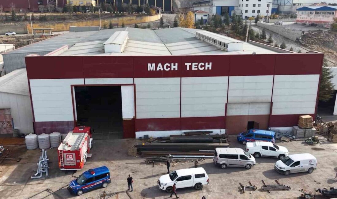 Kırıkkale’nin Yahşihan ilçesinde bulunan bir fabrikada meydana gelen olayda, 3