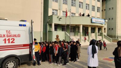 Yerköy İlçe Sağlık Müdürlüğü TOKİ İlköğretim Okulu’nda öğrencilere yönelik Sağlıklı