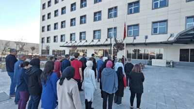 Yerköy Şehit Korgeneral Osman Erbaş Devlet Hastanesi bahçesinde, 10 Kasım