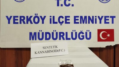 Edinilen bilgilere göre Yerköy’de uyuşturucu ile mücadele kapsamında yapılan sokak