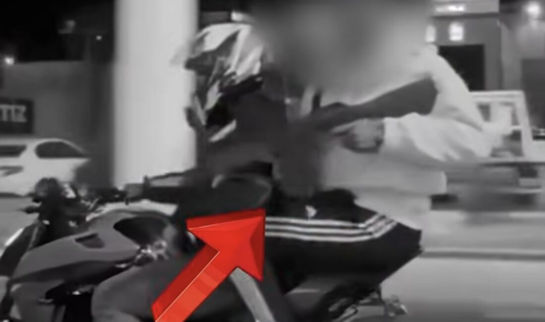 Yozgat’ta sosyal medyada motosiklet üzerinde uzun namlulu silah taşıdığı izlenimi