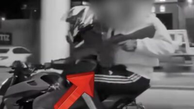 Yozgat’ta sosyal medyada motosiklet üzerinde uzun namlulu silah taşıdığı izlenimi